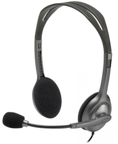 Наушники с микрофоном LOGITECH H111 серый