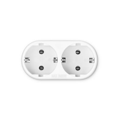 Сетевой разветвитель BURO BU-PS2G-W (2 розетки) белый (пакет ПЭ)