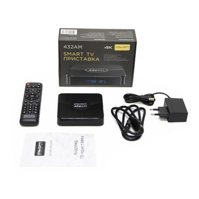 Смарт приставка ATOM-432AM (Android TV Box), Amlogic S905W2, 4/32Gb, АTOMevolution (10432)