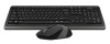 Клавиатура + мышь A4TECH Fstyler FG1010S черный/серый черный/серый USB беспроводная Multimedia (FG1010S GREY)