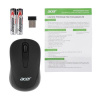 Мышь ACER OMR133 черный оптическая (1000dpi) беспроводная USB для ноутбука (2but) (ZL.MCEEE.01G)