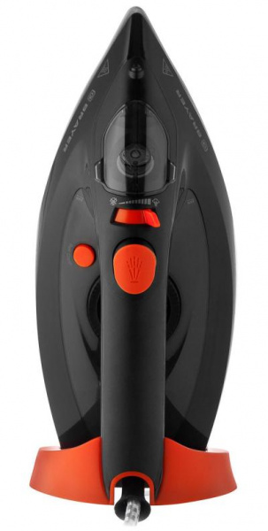 Утюг BRAYER BR4007 черный оранж  [3100w /35гр /160гр /керамика]